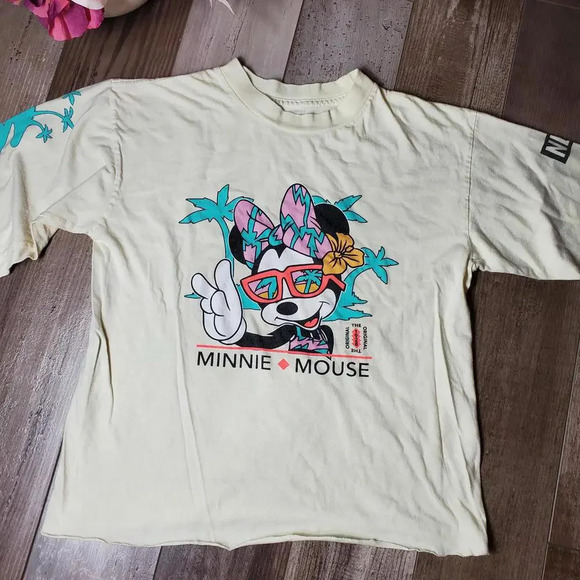 Disney Collection by Neff Minnie Mouse Long Sleeve T-Shirt Women's Size XS - Picture 13 of 13